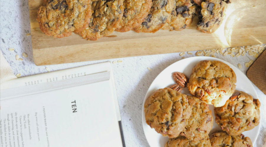 Cranberry chocolate chip gluten free, sugar free, diary free cookies